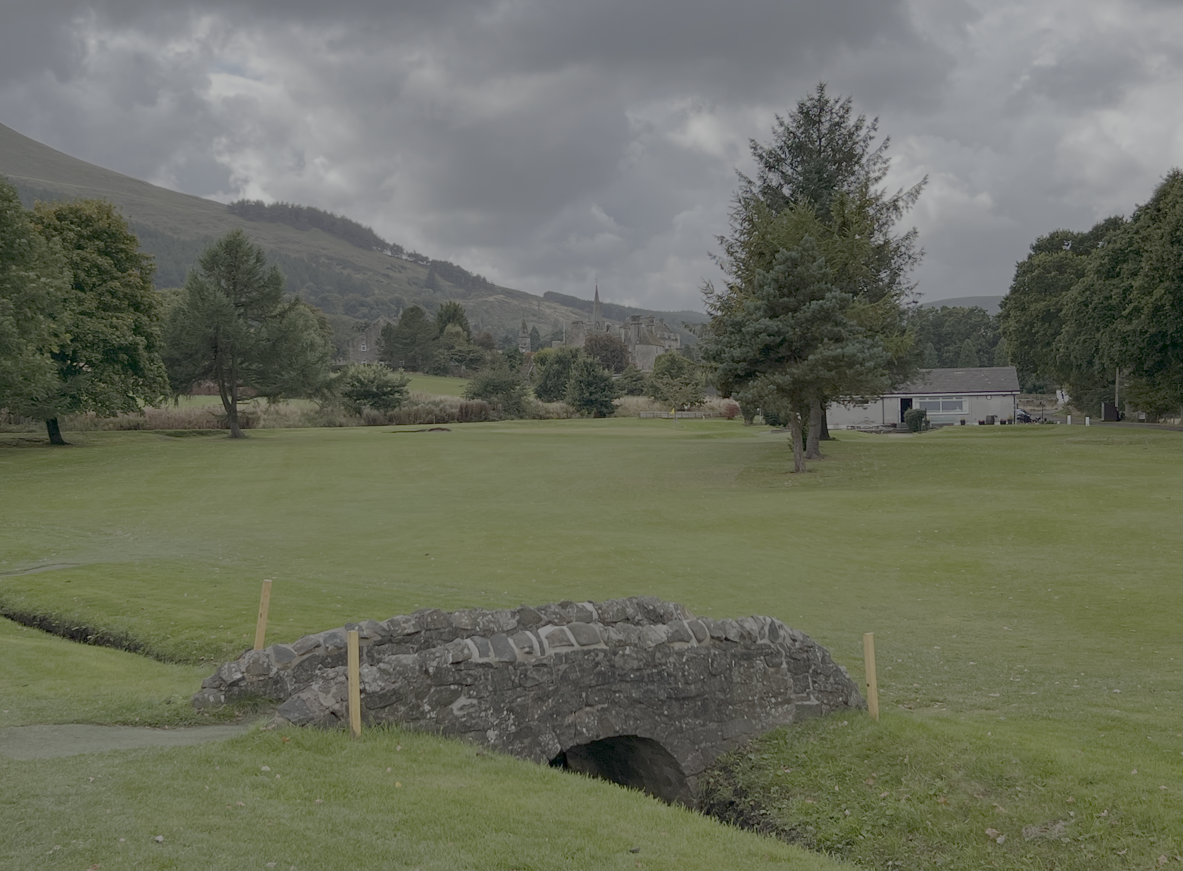 Golf course at Falkland Golf Club